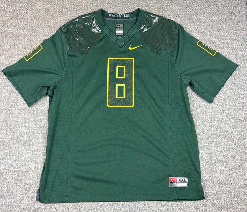 Nike Oregon Ducks Marcus Mariota #8 Jersey Men's XXL Green 2013 Football